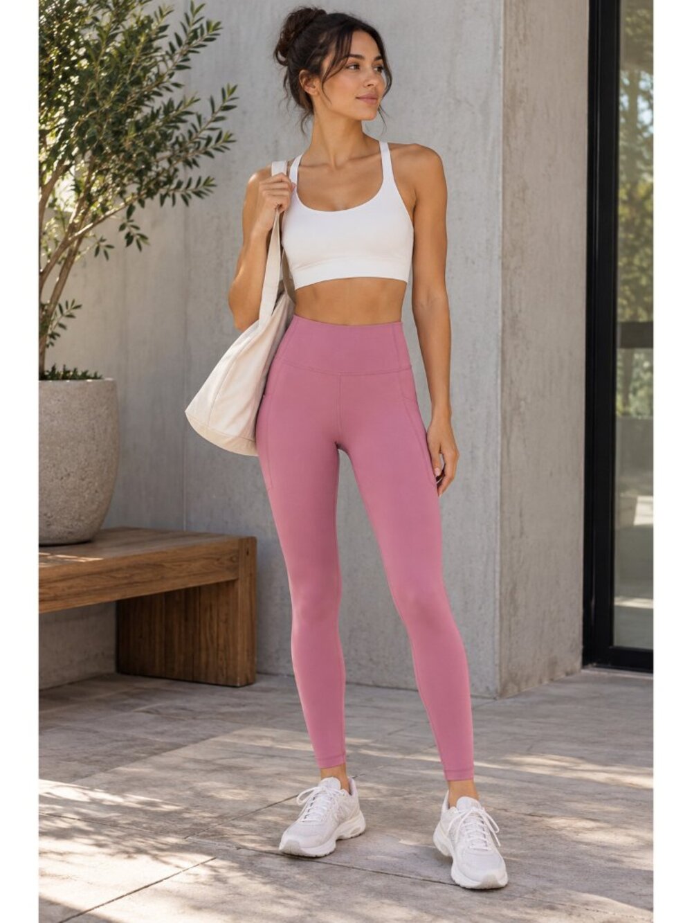 Lululemon Swift Speed High Rise 28" Tight Legging Velvet Dust Pink Stretch 6 EUC